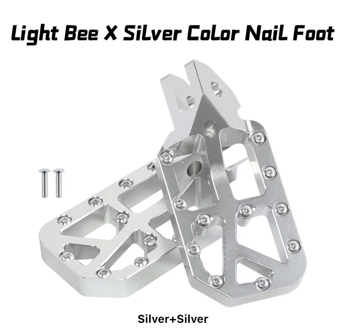Upgraded silver pegs