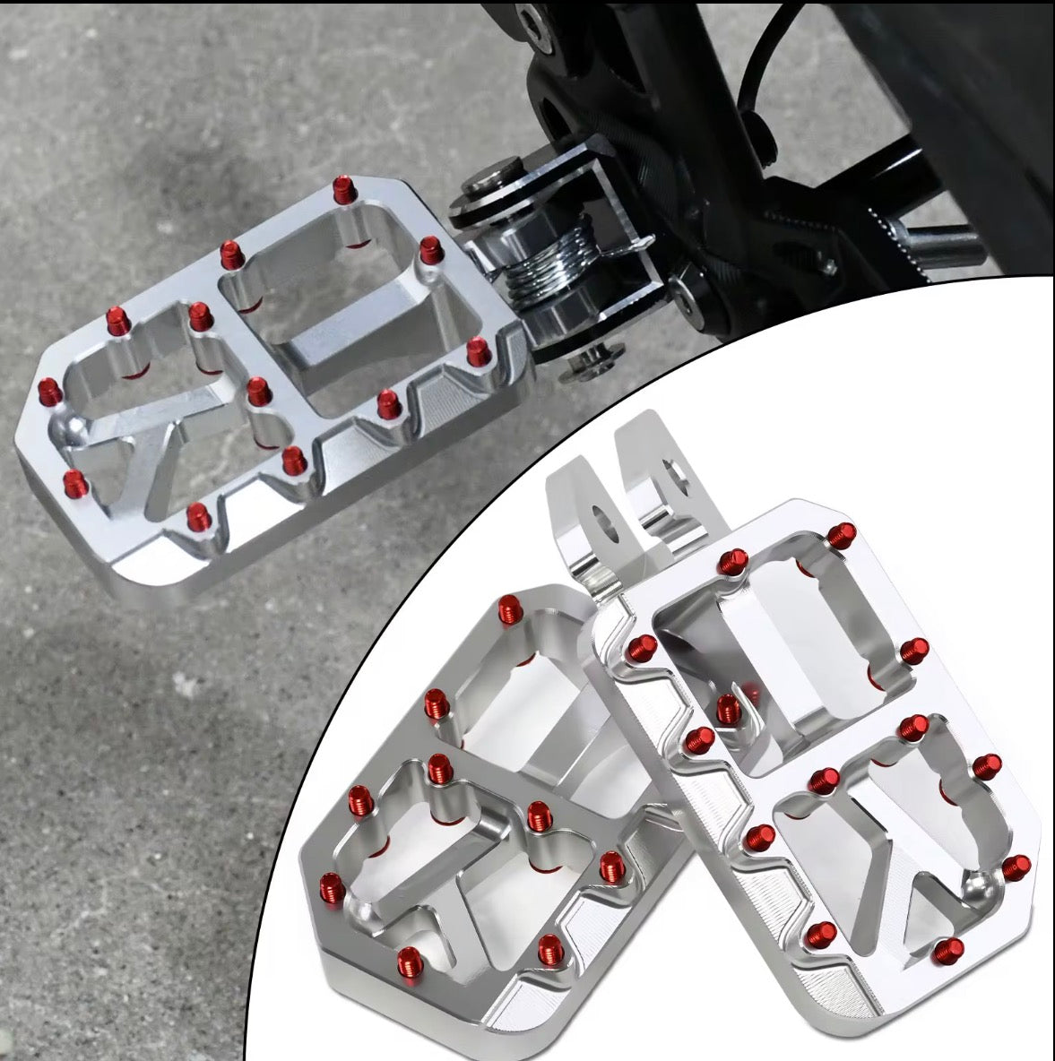Upgraded silver pegs