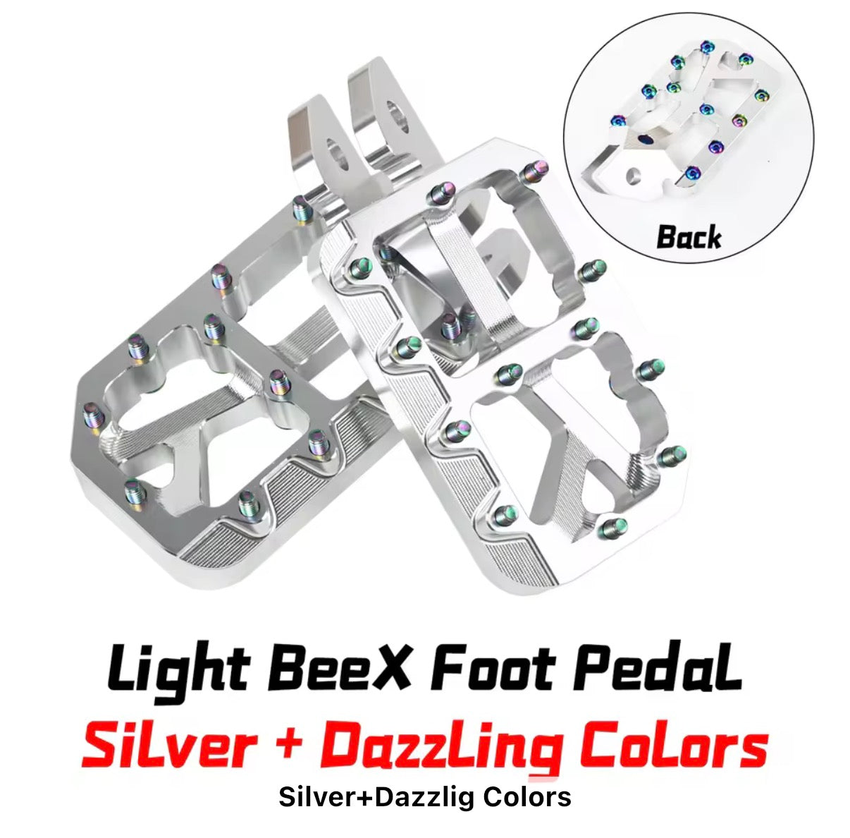 Upgraded silver pegs