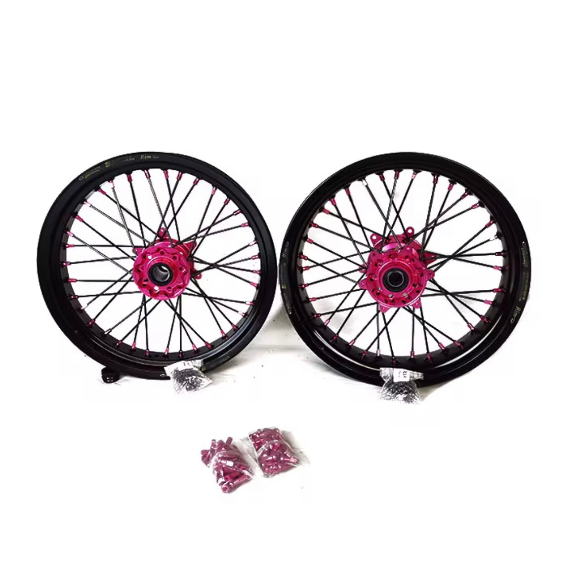Surron ultra bee front 17”*3.5 rear 17”*4.25 super moto wheels